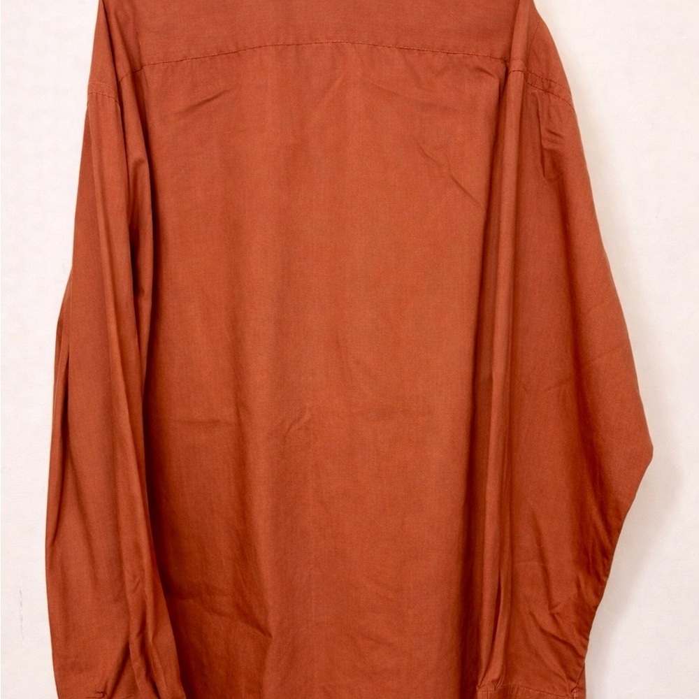 2 for 20$ - Armando Orange Dress Shirt - Size XL - Neck 17.5 - Picture 3 of 6